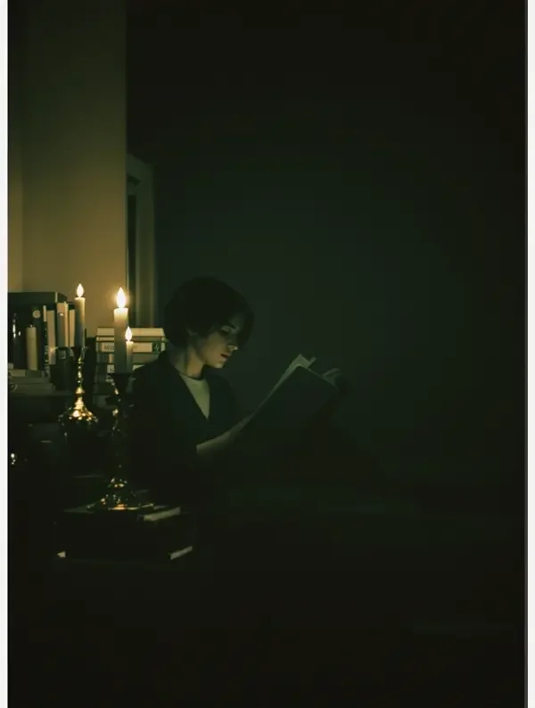 书房夜读 海报封面